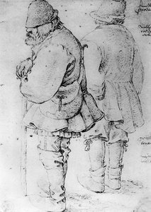 Studies van Boeren, 1913 door Pieter Bruegel the Elder