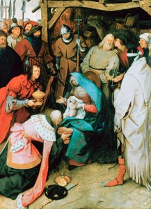 De aanbidding der koningen, 1564 door Pieter Bruegel the Elder