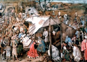 De aanbidding der koningen, ca. 1556-1562 door Pieter Bruegel the Elder