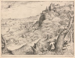 De hazenjagers door Pieter Bruegel the Elder