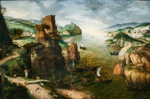 Christus en apostelen bij het Meer van Galilea
