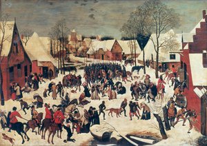 De kindermoord, 1593 door Pieter Brueghel the Younger