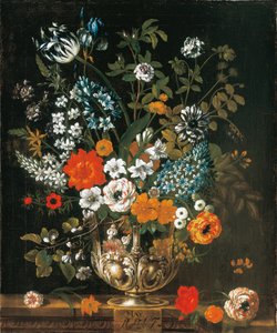 Mei, uit De Twaalf Maanden van Bloemen, een bloemkalender van stillevens door Pieter Casteels