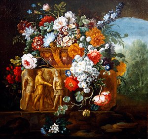 Rozen, Pioenen, Madeliefjes en andere Bloemen door Pieter Casteels