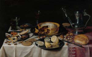 Stilleven door Pieter Claesz