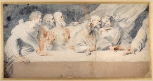 Het Laatste Avondmaal van Leonardo da Vinci door Pieter Claesz Soutman