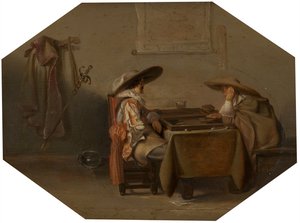 Tric-Trac spelers, 1628