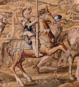 De verovering van Tunis. De troepeninspectie in Barcelona door Pieter Coecke van Aelst