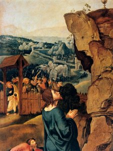 De Agonie in de Tuin (detail), 1527-1530 door Pieter Coecke van Aelst
