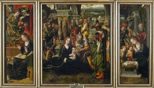 De Annunciatie. De Aanbidding door de Wijzen. De Aanbidding door de Herders, tweede kwart van de 1