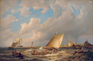 Maassluis, Nederland door Pieter Cornelis Dommerson