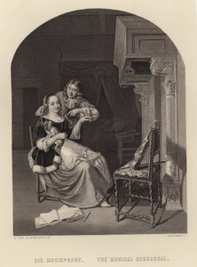 De muzikale repetitie door Pieter Cornelisz van Slingelandt