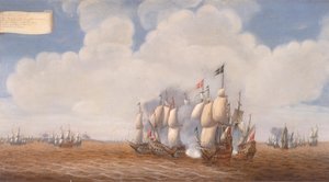 De eerste slag bij Öland op 31 mei 1564