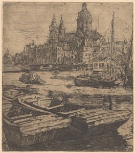 Basiliek van de Heilige Nicolaas in Amsterdam door Pieter Dupont