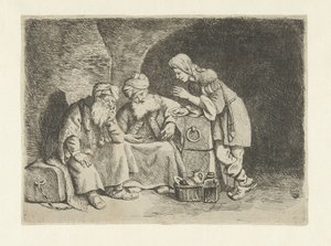 Jozef verklaart de dromen van de bakker en de schenker