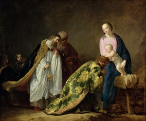 De Aanbidding der Wijzen, 1638 door Pieter Fransz de Grebber