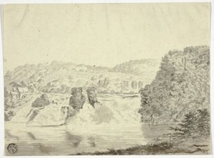 Rhône waterval bij Schafhausen