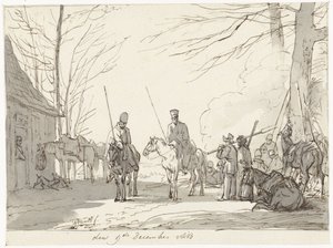 Bivak der kozakken, 9 december 1813