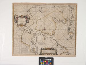 Nieuwe kaart van de noordoostkust van Amerika