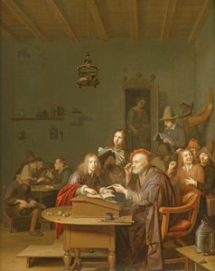 Interieur van een klaslokaal