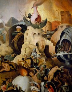 Laatste Oordeel, ca. 1554, schilderij door Pieter Huys, olieverf op paneel