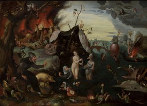 De Verleiding van Sint Antonius door Pieter Huys