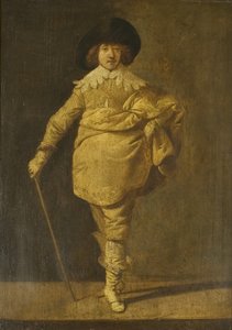 Een Staande Kavalier (ca. 1630) door Pieter Jansz. Quast