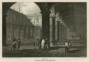 Interieur van de Royal Exchange, Londen