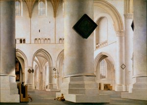 Interieur van de Grote Kerk van Haarlem