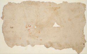 Hagar en de Engel (recto); Schets van het Gezicht van een Vrouw (verso)
