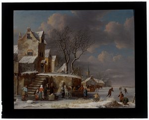 Winterlandschap door Pieter Maes