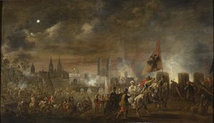 De belegering van Maagdenburg door Pieter Meulener