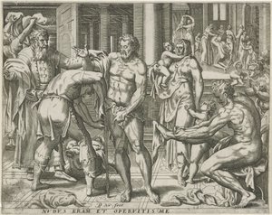 Kleden van de naakten door Pieter Nagel