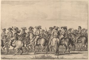 Intocht van Marie de Medici in Amsterdam [plaat 4 van 6] door Pieter Nolpe