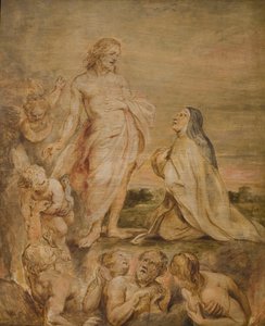 De visioen van Sint Teresa van Avila, ca. 1635