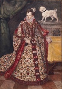 Portret van een Moravische Vrouw door Pieter Pietersz the Younger