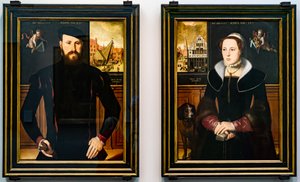 Portretten van Jan van Eyewerve en Jaquemyne Buuck