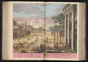 Forum Romanum te Rome door Pieter Schenk (I)
