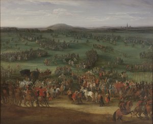 De Slag bij Nördlingen op 6 september 1634, 1634 door Pieter Snayers
