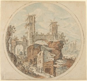 Reizigers tussen Romeinse Ruïnes