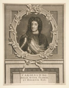 Karel II, Koning van Engeland (1630-1685) door Pieter Stevens van Gunst