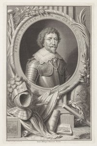 Portret van Frederik Hendrik, prins van Oranje door Pieter Tanjé