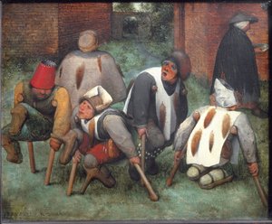 De bedelaars of de kreupelen door Pieter Bruegel the Elder
