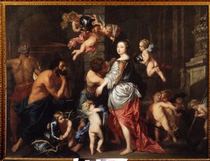 Het bezoek van Venus (Aphrodite) aan Vulcanus (Hephaistos)