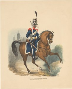 Soldaat te paard door Pieter Wilhelmus van de Weijer
