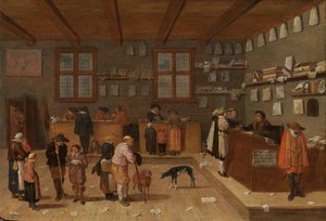 Het kantoor van de advocaat, 1628