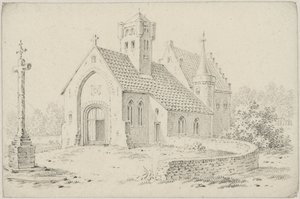 Kerk door Pieter de Goeje