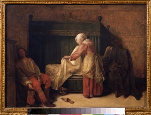 De ochtend van een jonge man door Pieter de Hooch