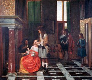 De kaartspelers, ca. 1663-1665