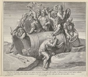De standvastigheid van Marcus Atilius Regulus door Pieter de Jode (I)